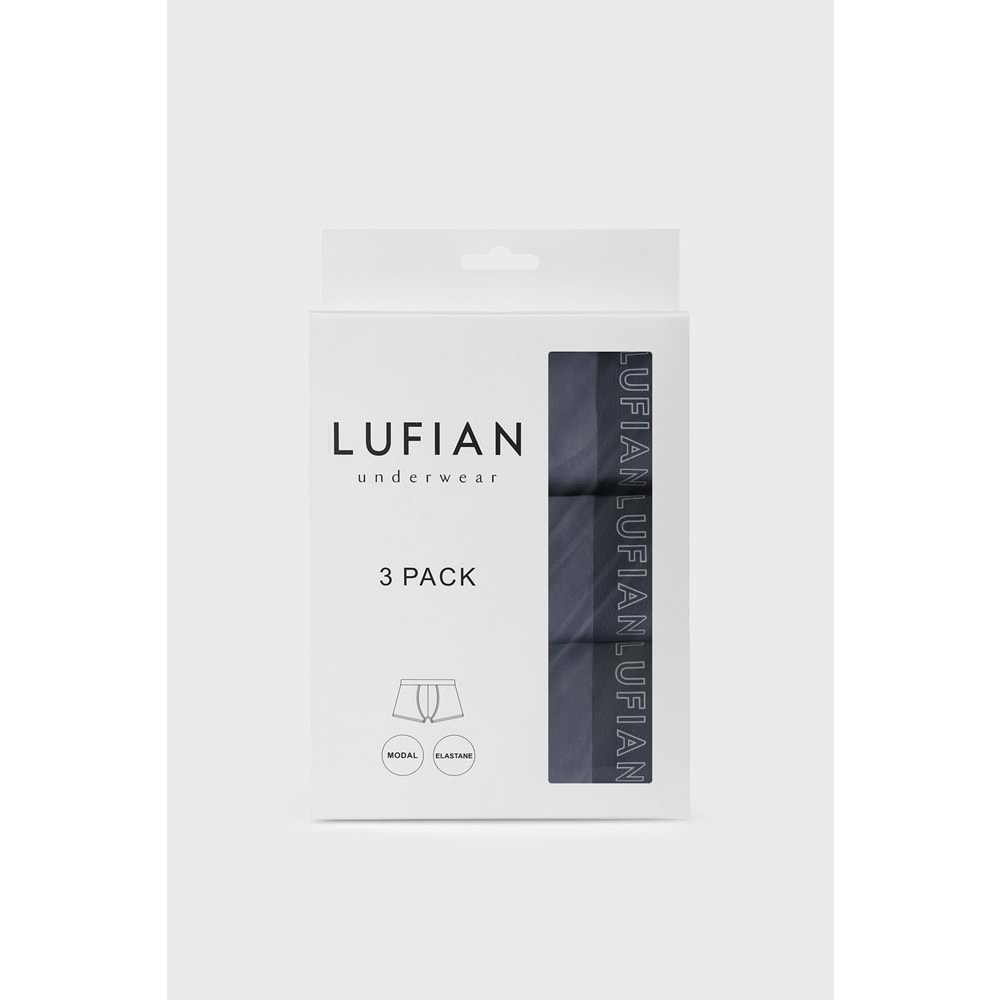 Lufian 111080035 Mark 3 Adet Erkek Modal Dikişsiz Boxer