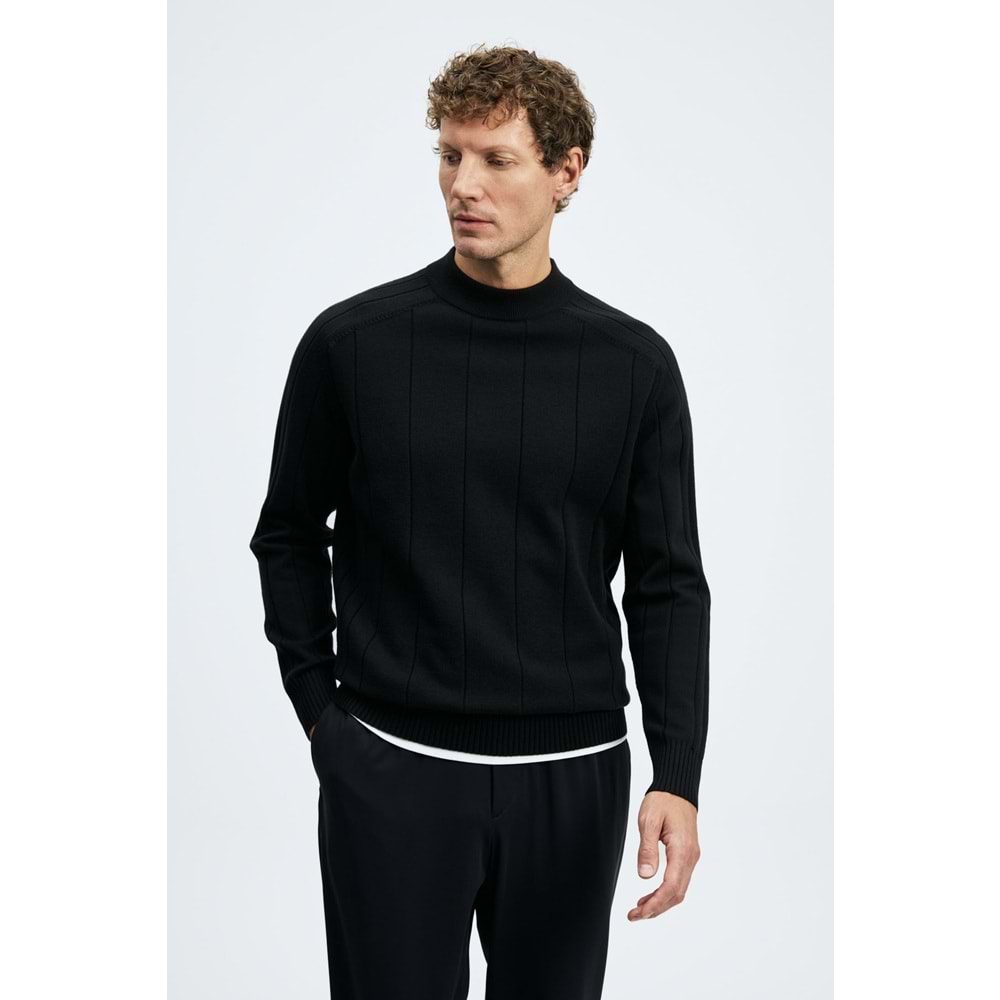 Lufian 112090195 Grand Yün Karışımlı Kazak Erkek Sweatshirt