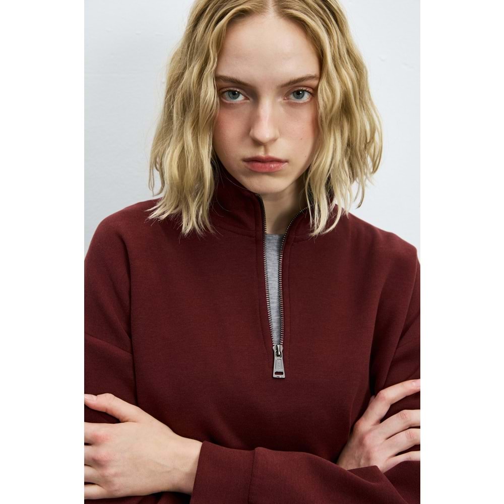 Lufian 122030031 Portman Kadın Örme Sweatshırt Kadın Sweatshirt
