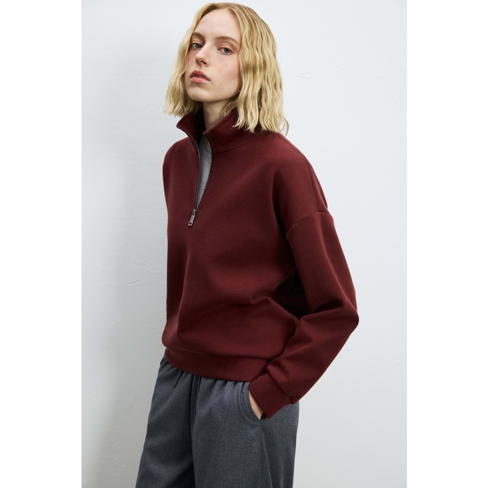 Lufian 122030031 Portman Kadın Örme Sweatshırt Kadın Sweatshirt