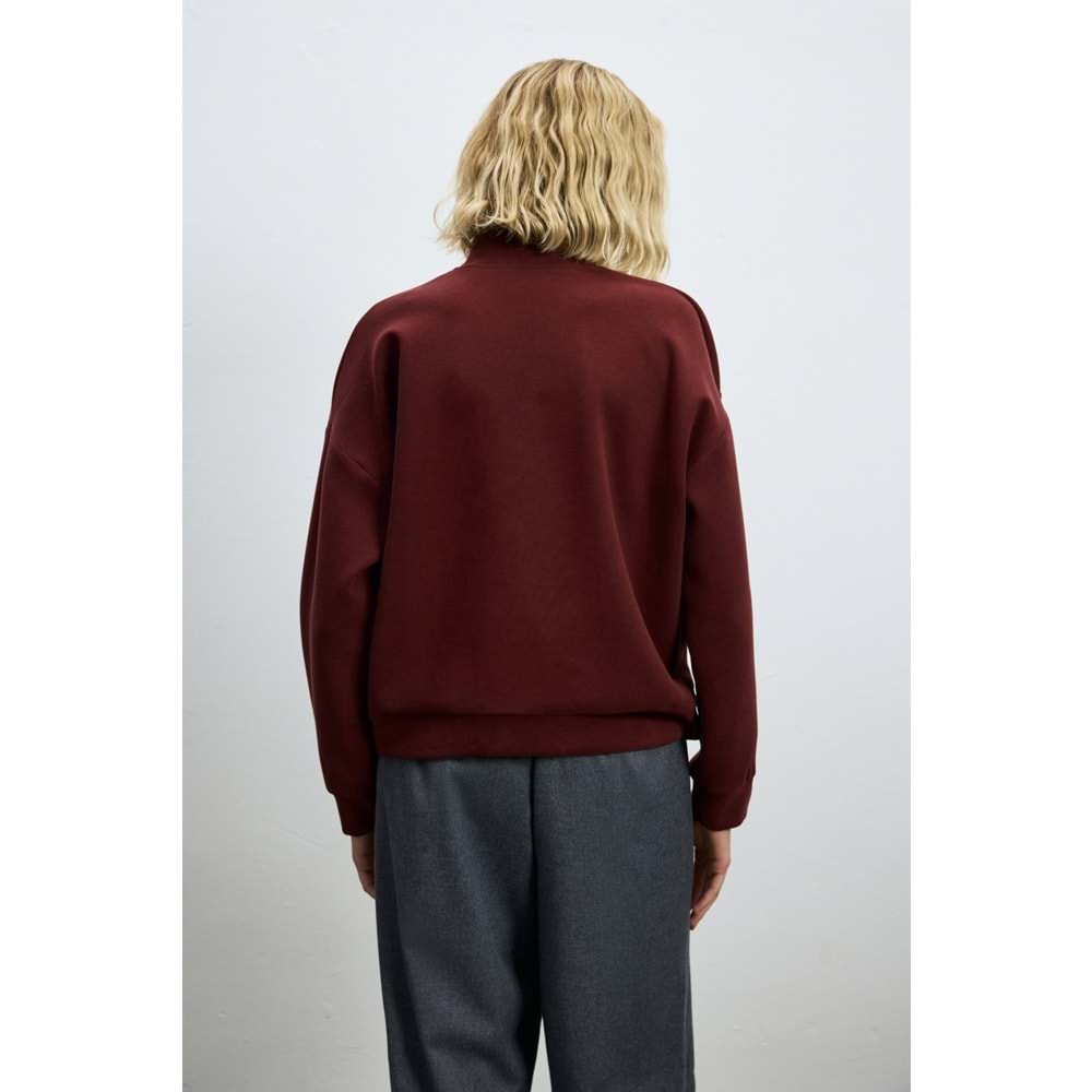 Lufian 122030031 Portman Kadın Örme Sweatshırt Kadın Sweatshirt