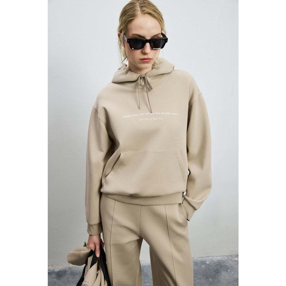 Lufian 122030032 Cassandra Kadın Örme Sweatshırt Kadın Sweatshirt