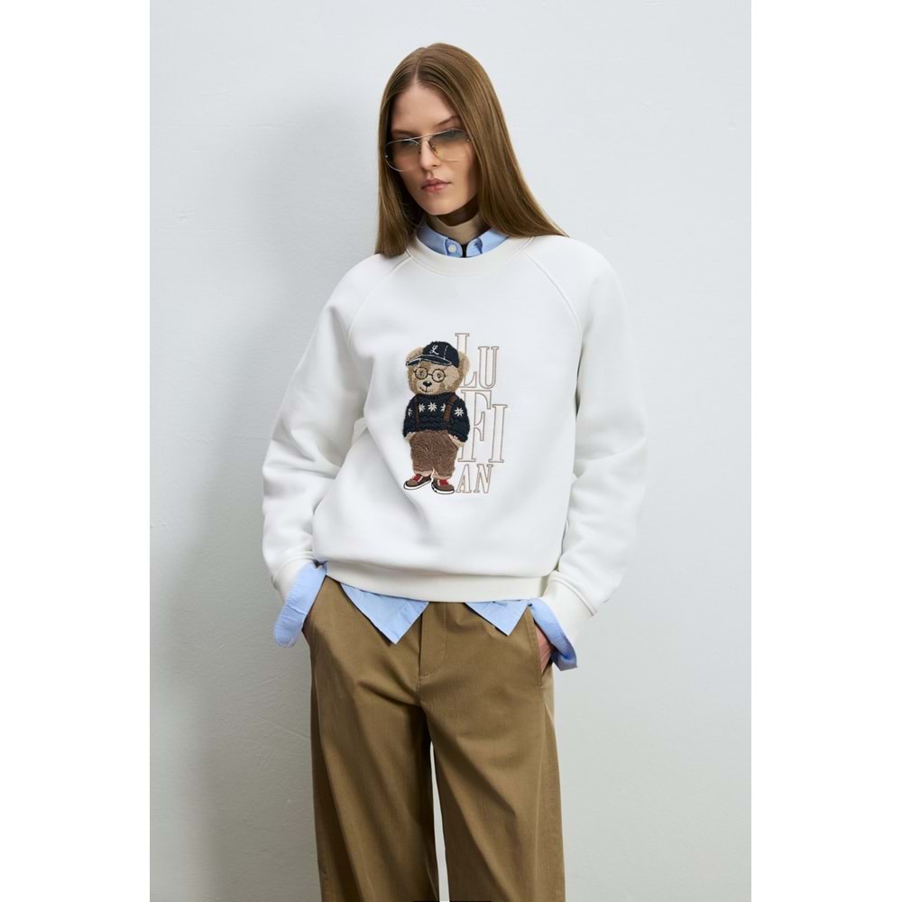 Lufian 122030034 Dıamond Kadın Örme Kadın Sweatshirt