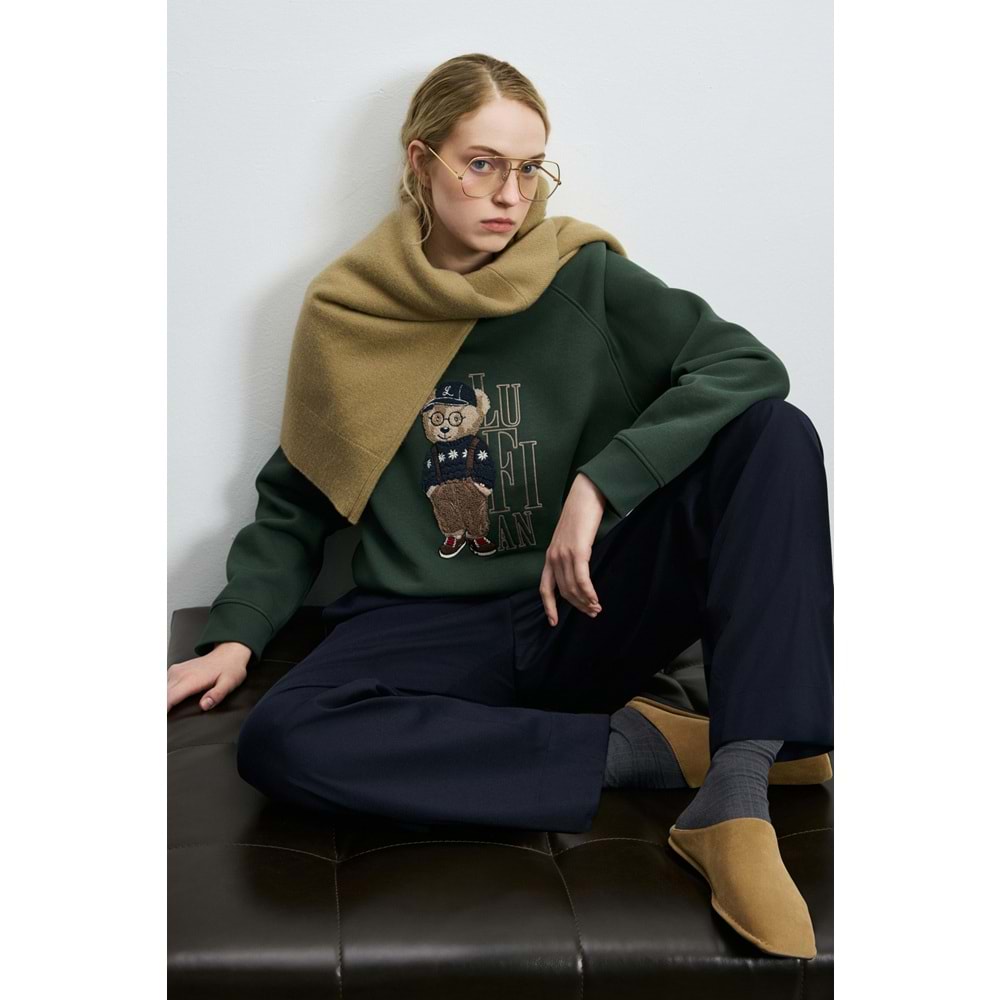 Lufian 122030034 Dıamond Kadın Örme Kadın Sweatshirt