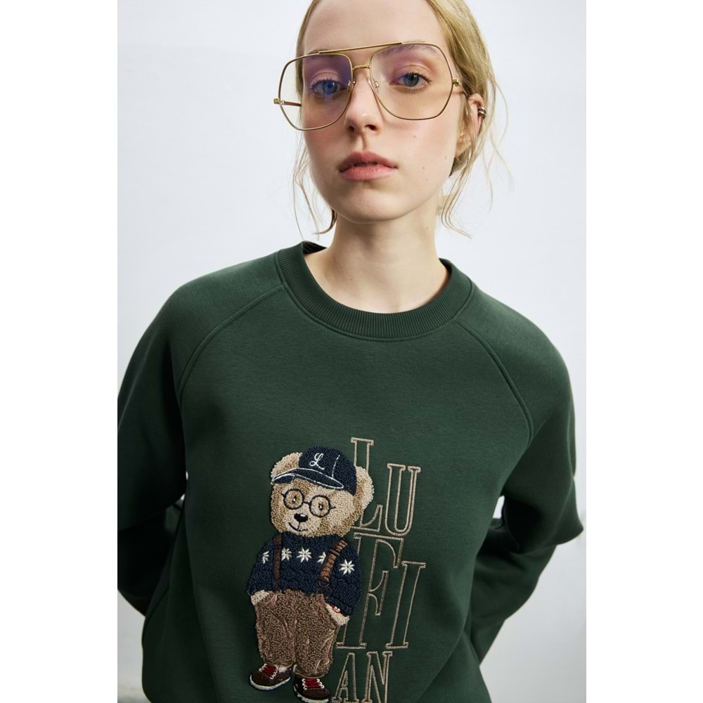 Lufian 122030034 Dıamond Kadın Örme Kadın Sweatshirt