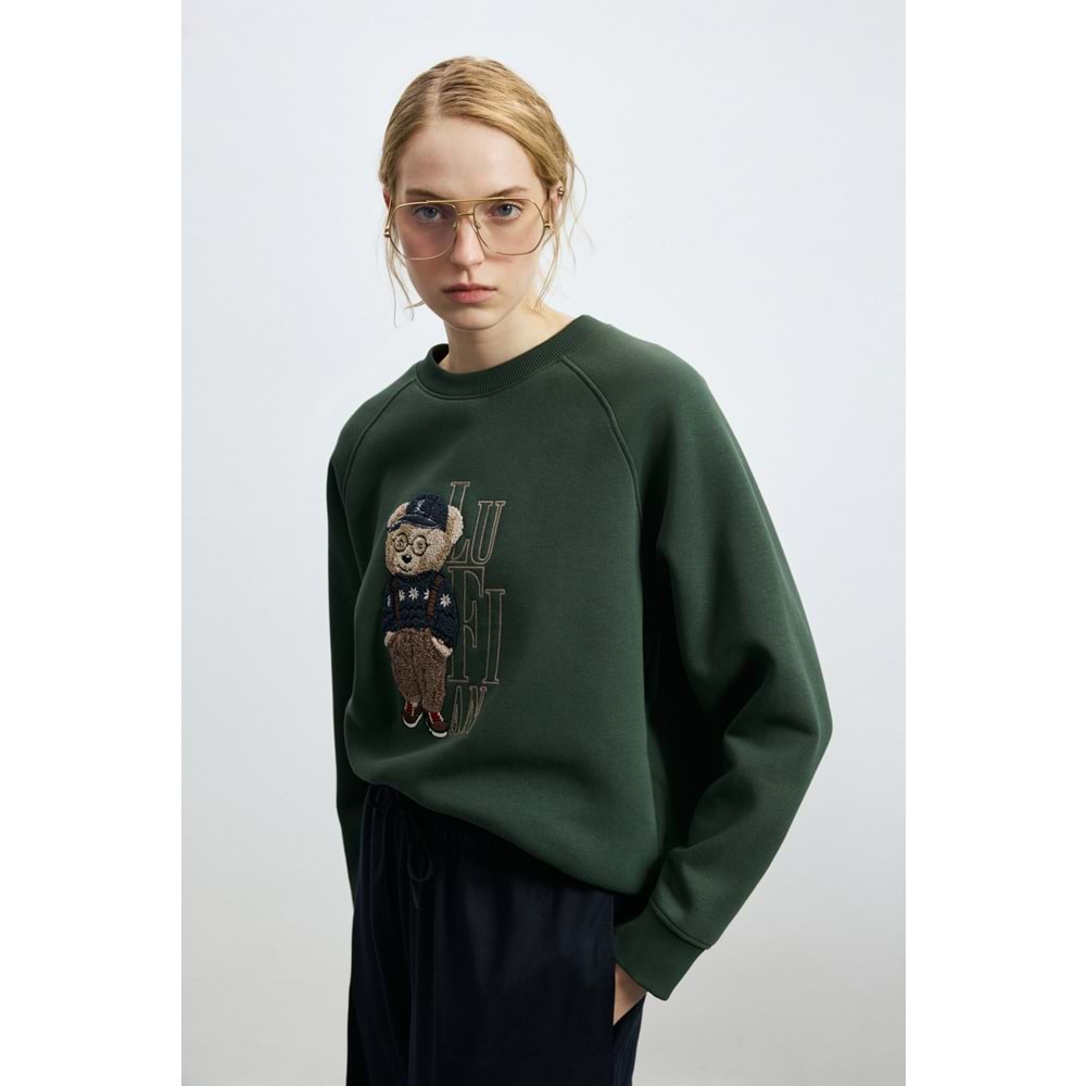 Lufian 122030034 Dıamond Kadın Örme Kadın Sweatshirt