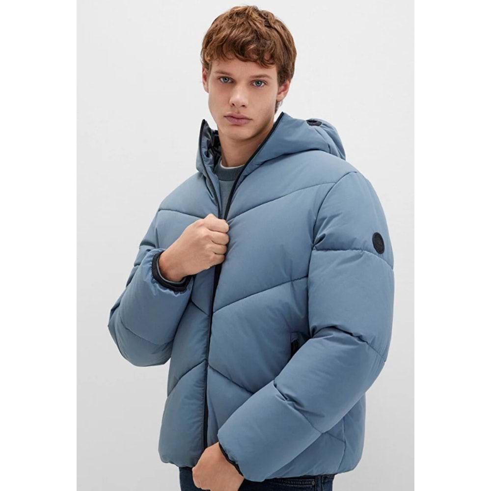 Mavi 0110360-70782 Şişme Mont Kapüşonlu Erkek Mont