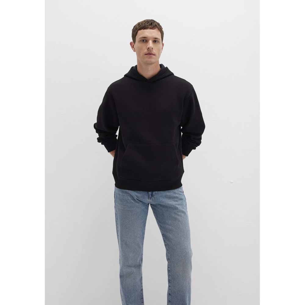 Mavi M0S10275-900 Mavi Kapüşonlu Sweatshirt Erkek Sweatshirt