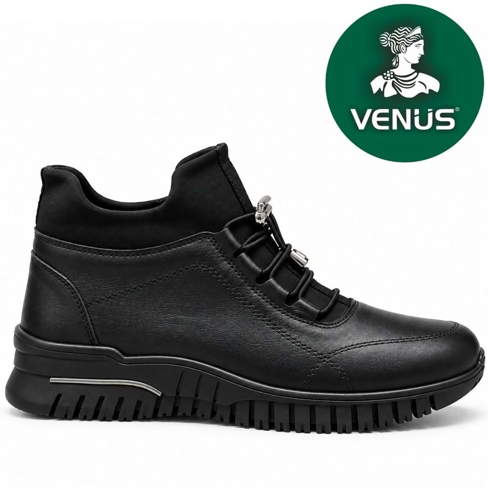 Venüs Tunland Hakiki Deri Ortopedik Topuklu Kadın Bot