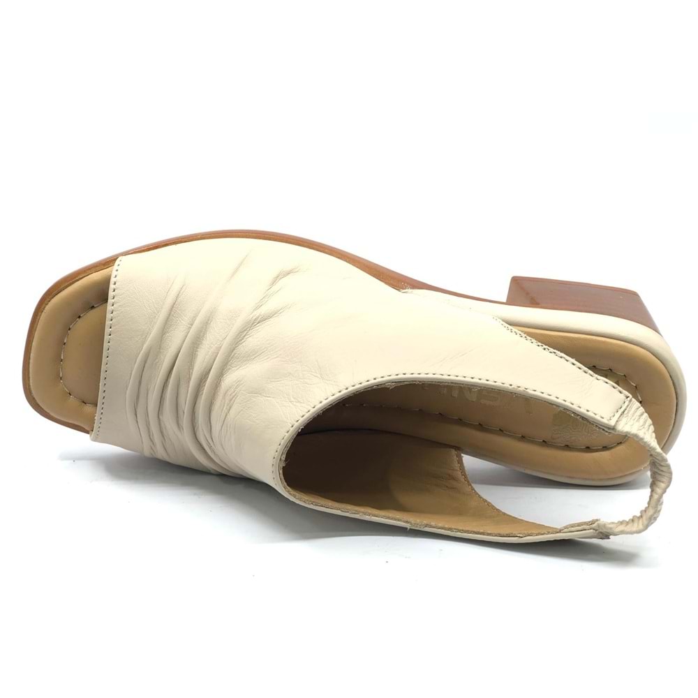 Venüs Rugosa Hakiki Deri Comfort Ortopedik Kadın Sandalet