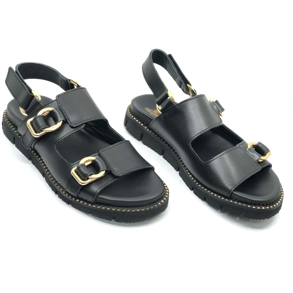 Venüs Lagos Hakiki Deri Comfort Ortopedik Kadın Sandalet