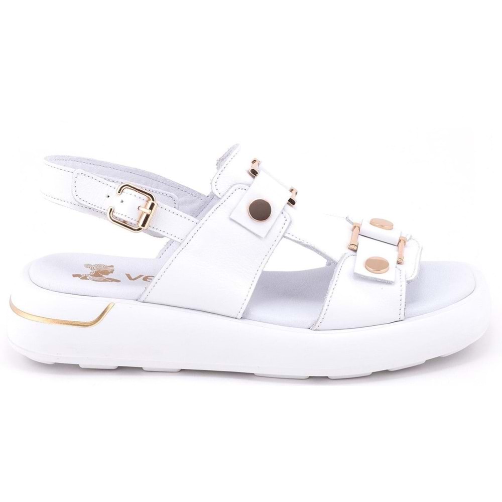 Venüs Tauri Hakiki Deri Comfort Ortopedik Kadın Sandalet