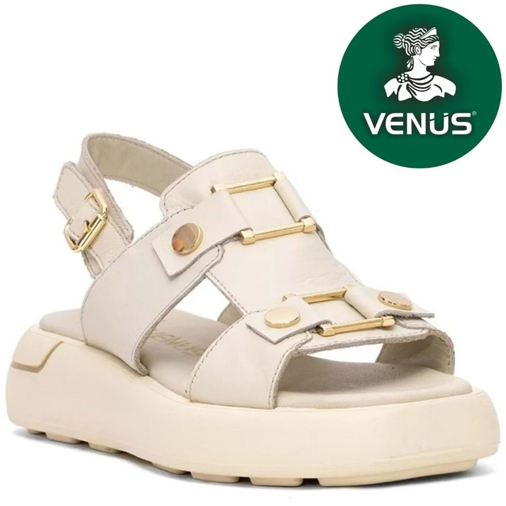 Venüs Tauri Hakiki Deri Comfort Ortopedik Kadın Sandalet