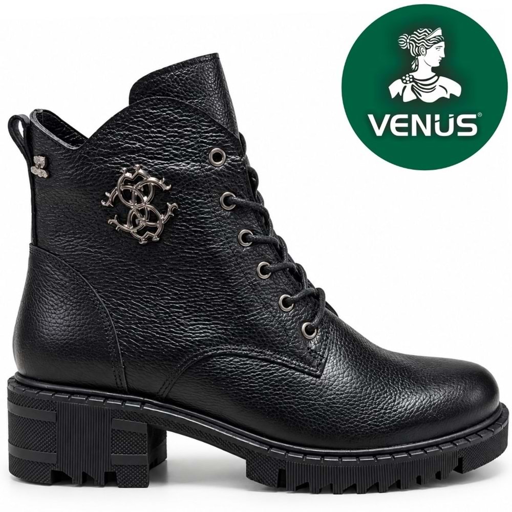 Venüs Linkeding Hakiki Deri Kaymaz Taban Ortopedik Postal Kadın Bot