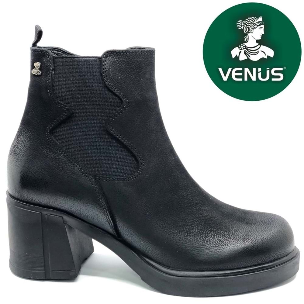 Venüs Malakas Hakiki Deri Kaymaz Taban Ortopedik Kadın Bot