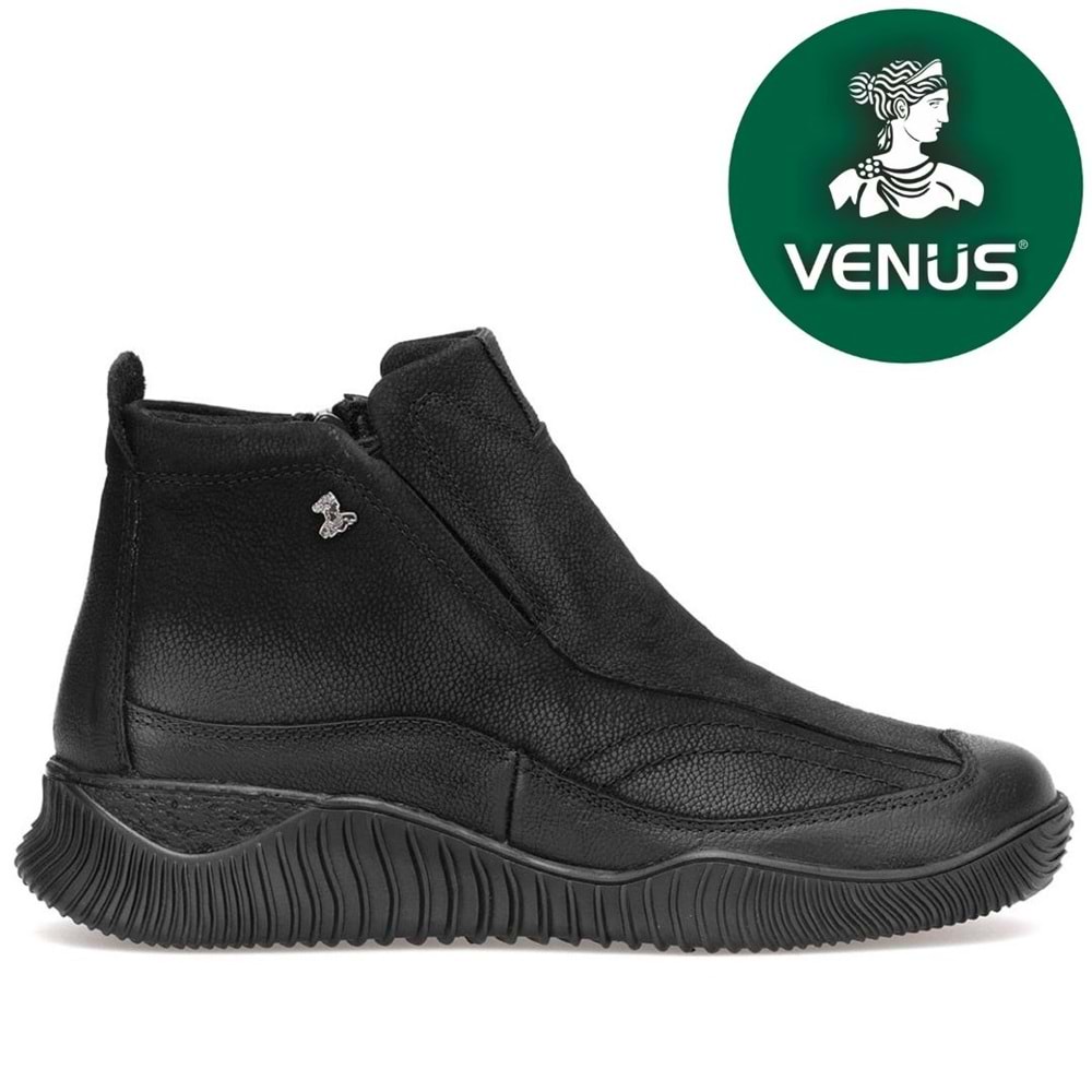 Venüs Kimsita Hakiki Deri Kaymaz Düz Taban Ortopedik Kadın Bot
