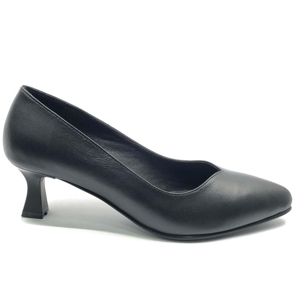 Venüs Razorbil Hakiki Deri Şeker Topuk Kadın Topuklu Ayakkabı Kadın Sitiletto