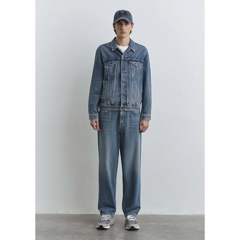 Mavi M0110273-89412 Mavi Jeans Kot Ceket Erkek Ceket