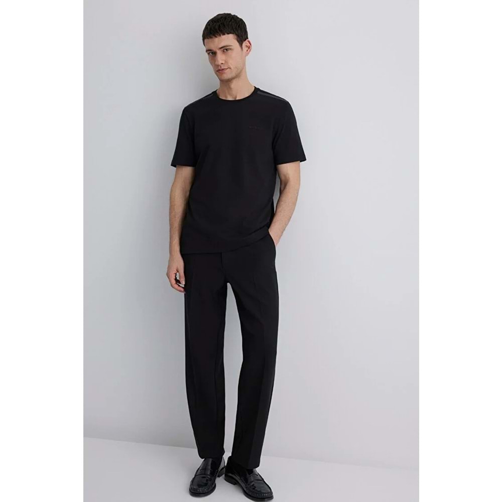 Mavi M0612689-900 Mavi Black Baskılı Tişört Erkek T-Shirt