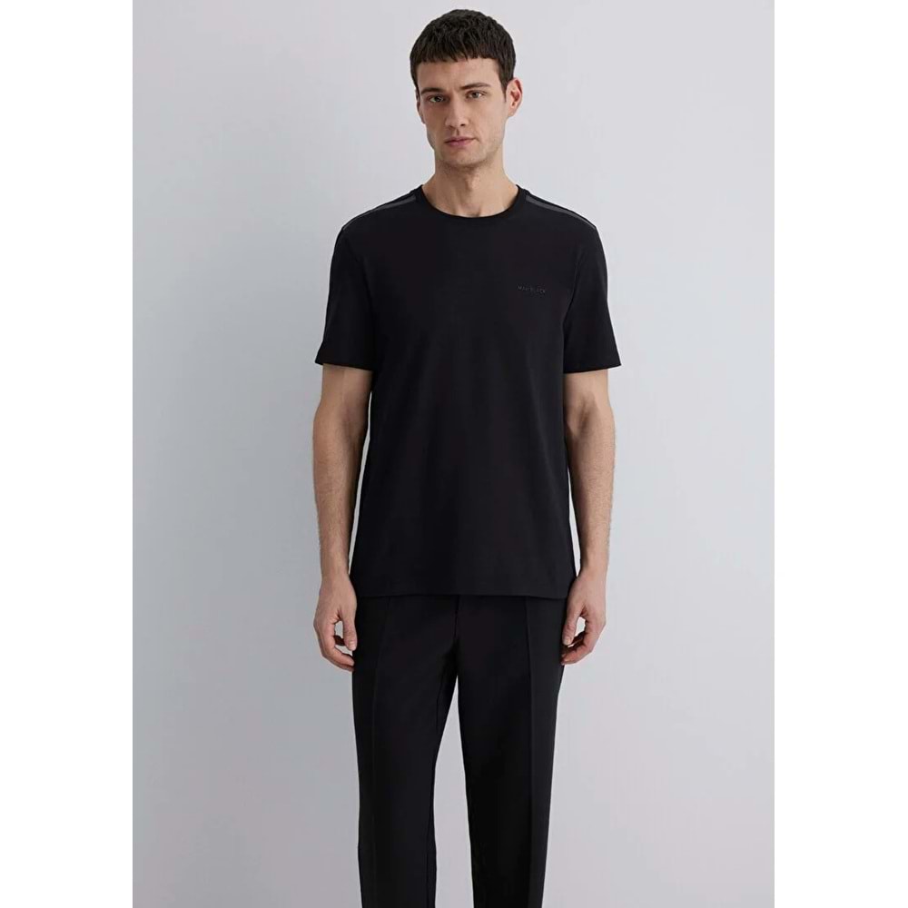Mavi M0612689-900 Mavi Black Baskılı Tişört Erkek T-Shirt