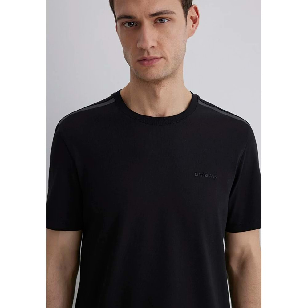 Mavi M0612689-900 Mavi Black Baskılı Tişört Erkek T-Shirt
