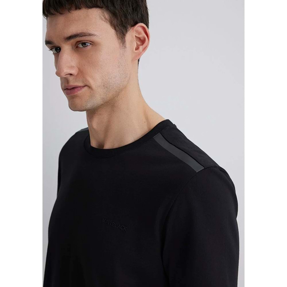 Mavi M0612689-900 Mavi Black Baskılı Tişört Erkek T-Shirt