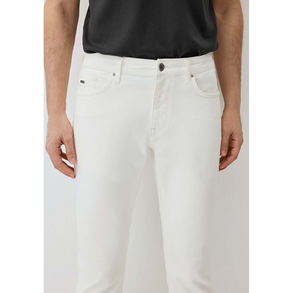 Mavi M0035190581 Marcus Edition Beyaz Jean Pantolon Erkek Kot Pantolon