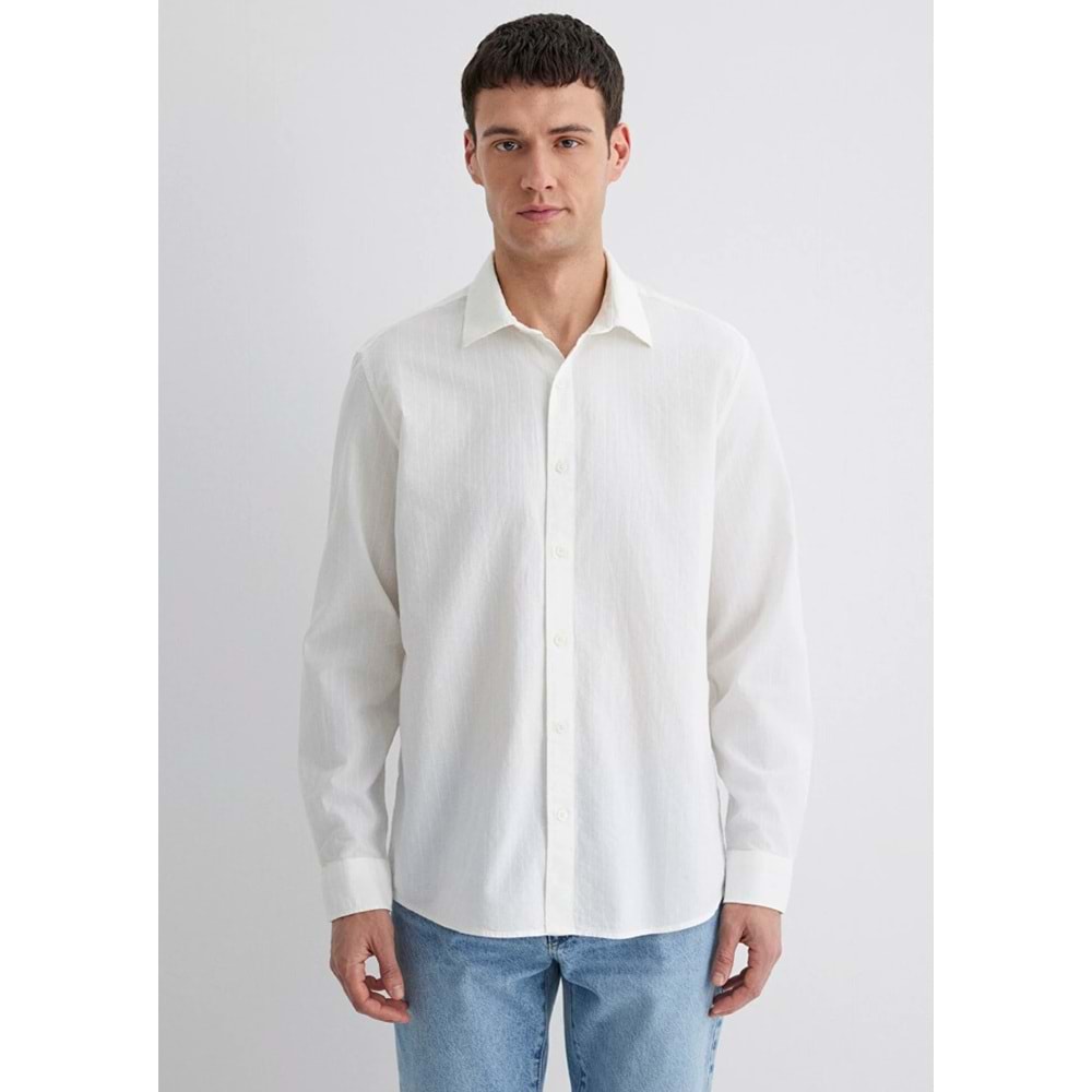 Mavi M0211623-70057 Çizgili Gömlek Regular Fit Erkek Gömlek