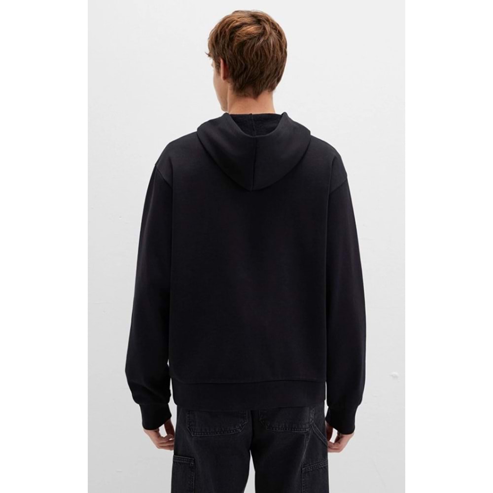 Mavi 0S10397 Baskılı Erkek Kapüşonlu Sweatshirt