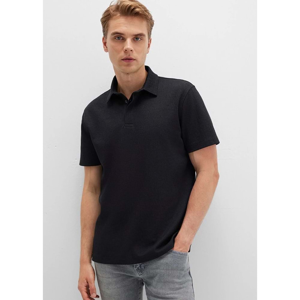 Mavi M0612869-900 İnterlok Polo Yaka Tişört Erkek Tişort