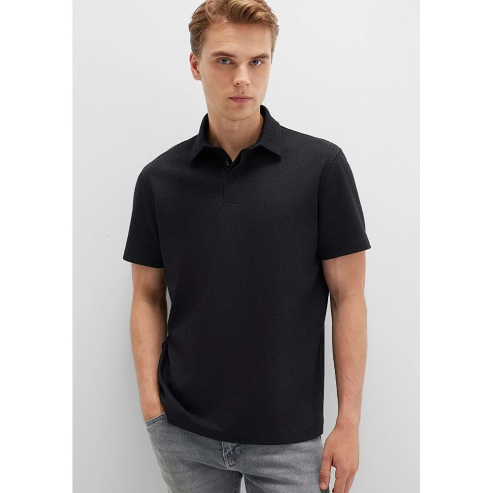 Mavi M0612869-900 İnterlok Polo Yaka Tişört Erkek Tişort