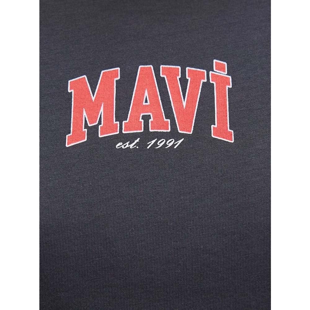 Mavi M1613412-70087 Mavi Logo Baskılı Tişört T-Shirt Kadın Tişört