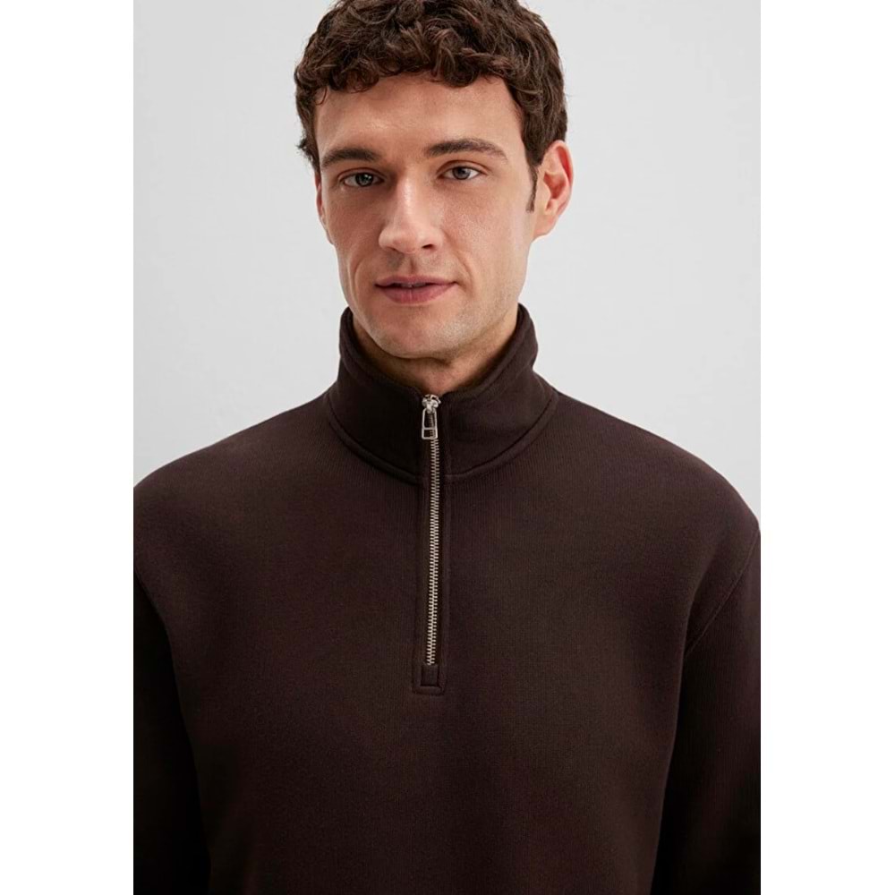 Mavi 0S10519-89103 Yarım Fermuarlı Erkek Sweatshirt