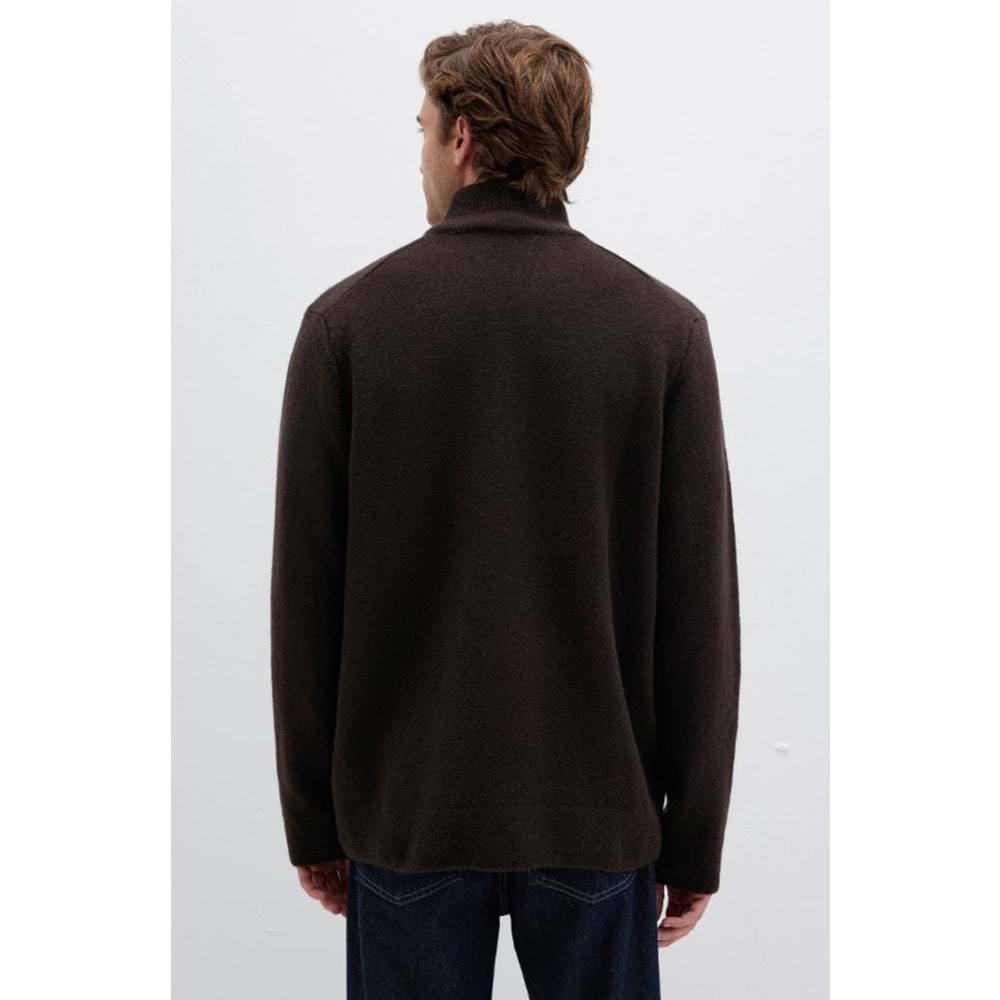 Mavi M0710380-89103 Half Zip Kazak Yarım Fermuarlı Erkek Sweatshirt