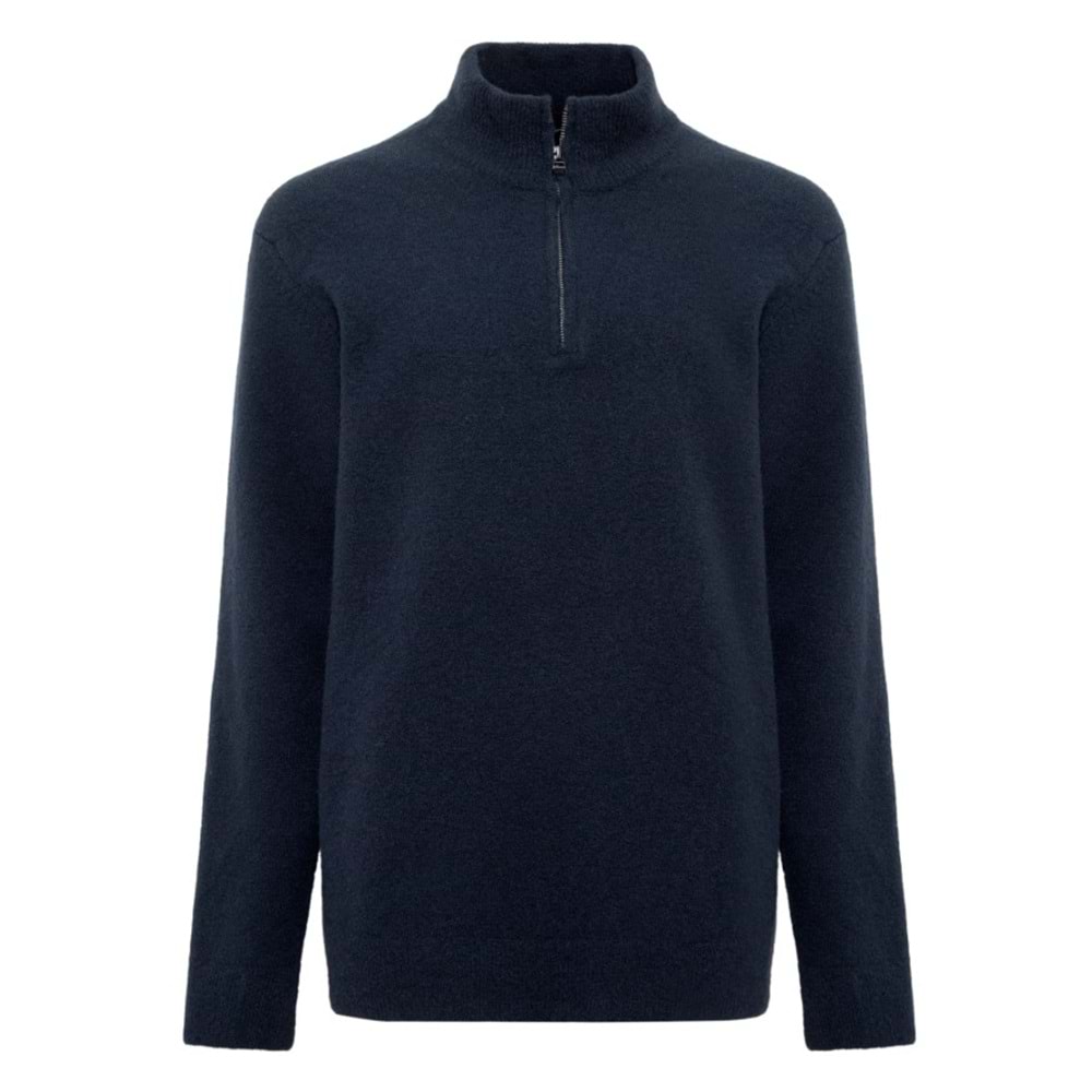 Mavi M0710380-70490 Half Zip Kazak Yarım Fermuarlı Erkek Sweatshirt