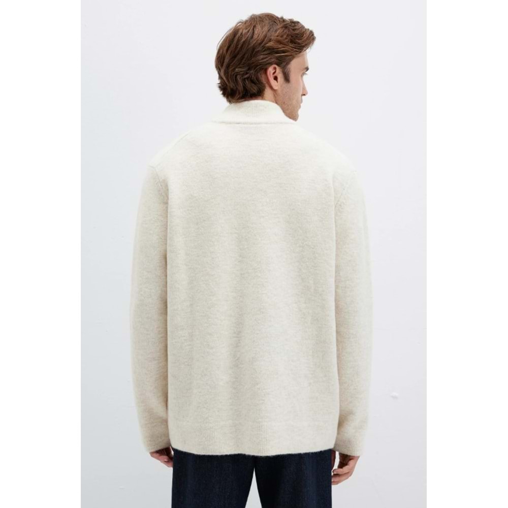 Mavi M0710380-88200 Half Zip Kazak Yarım Fermuarlı Erkek Sweatshirt