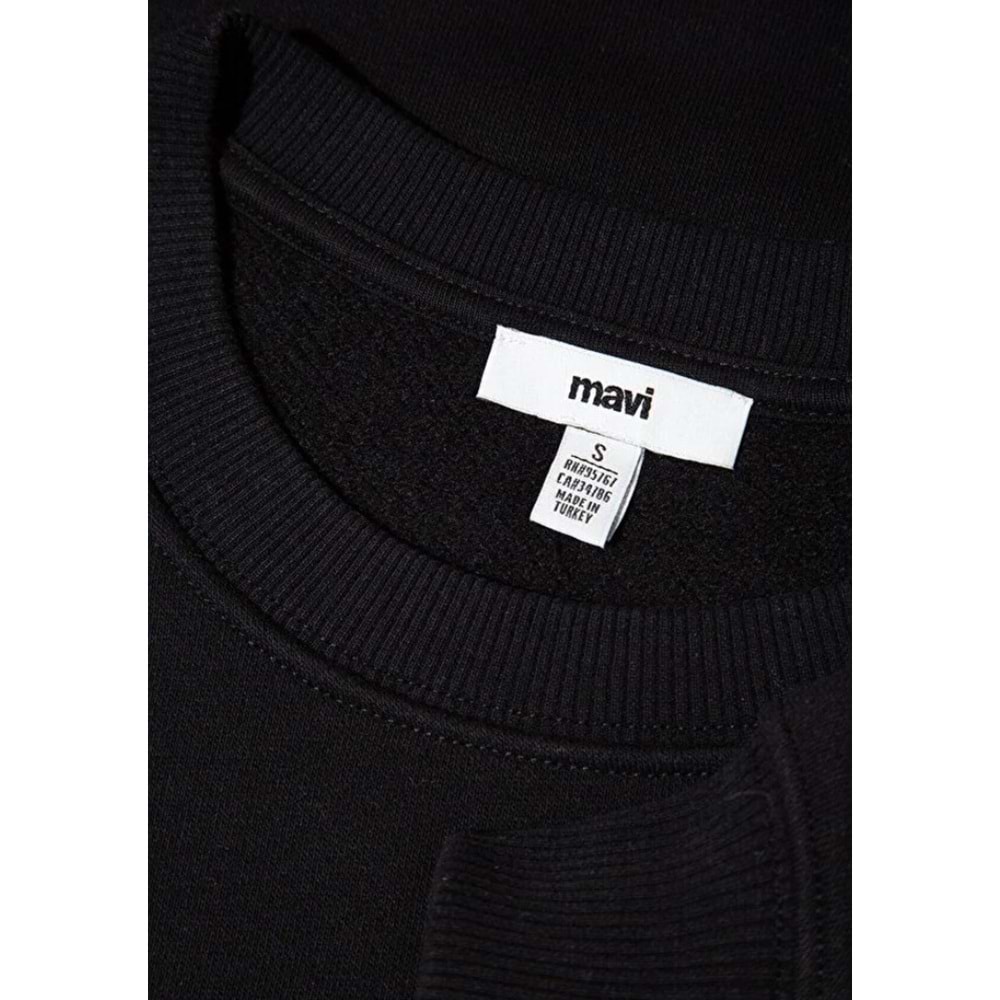 Mavi M1S10490-900 Mavi Logo Baskılı Kadın Sweatshirt