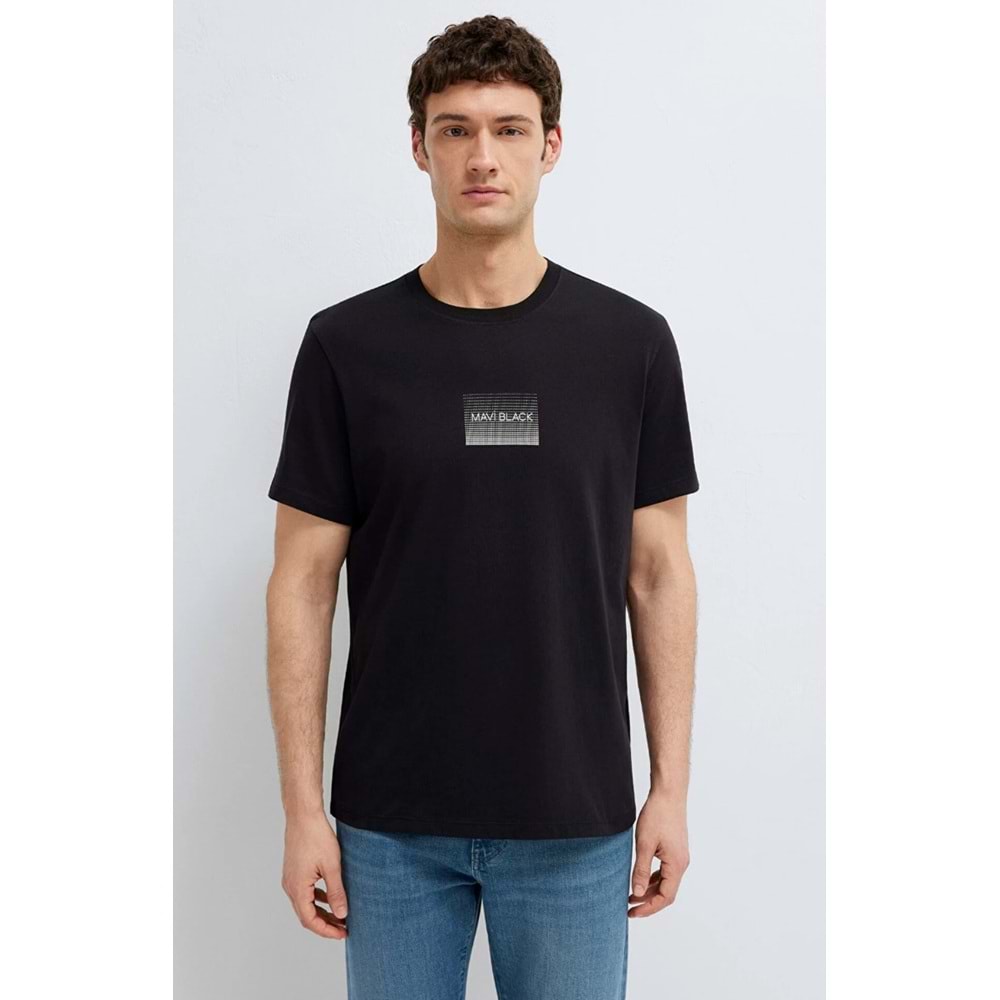 Mavi M0613364-71379 Mavi Black Baskılı Tişört Erkek T-Shirt