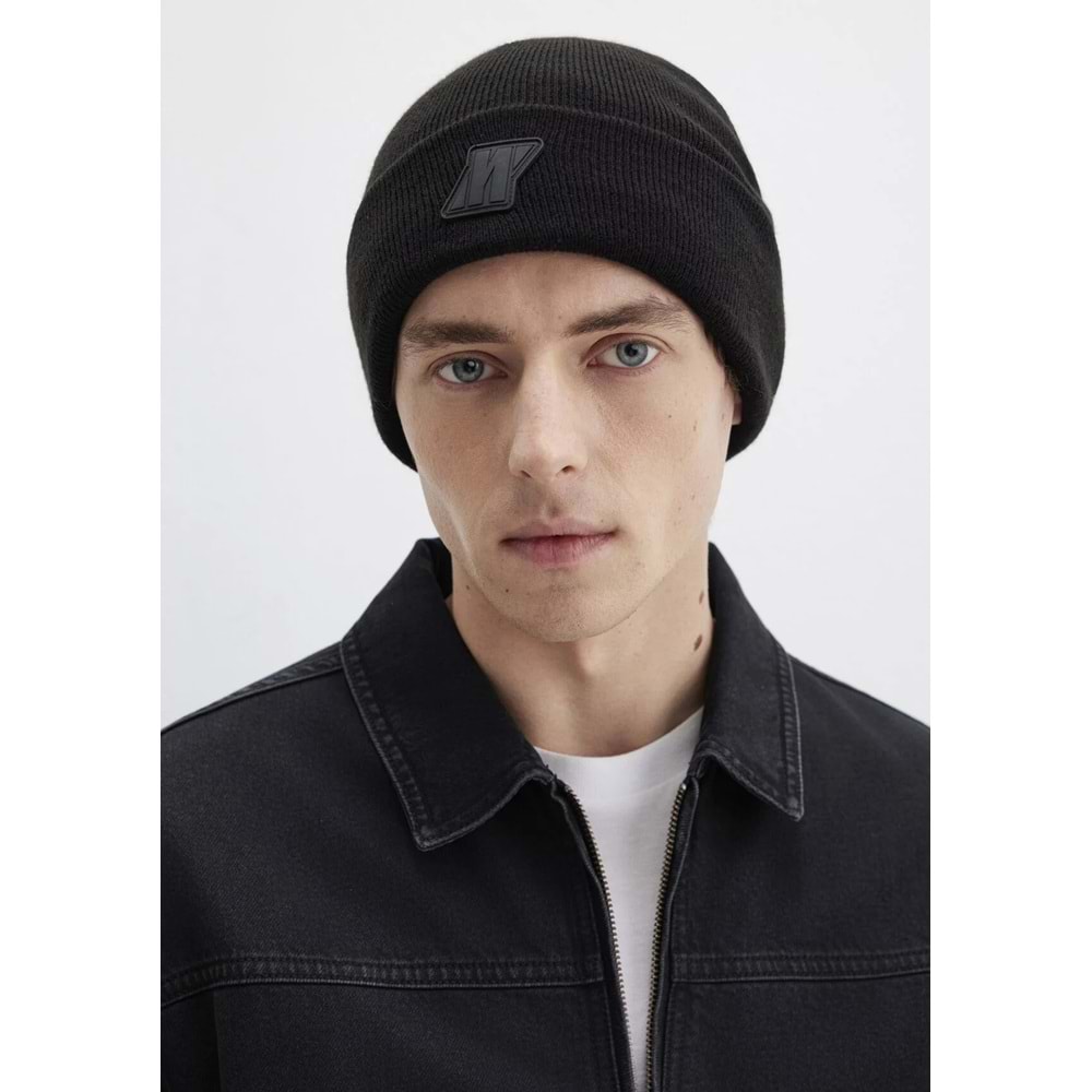 Mavi M0912320-900 Mavi Pro Baskılı Bere Unisex Şapka