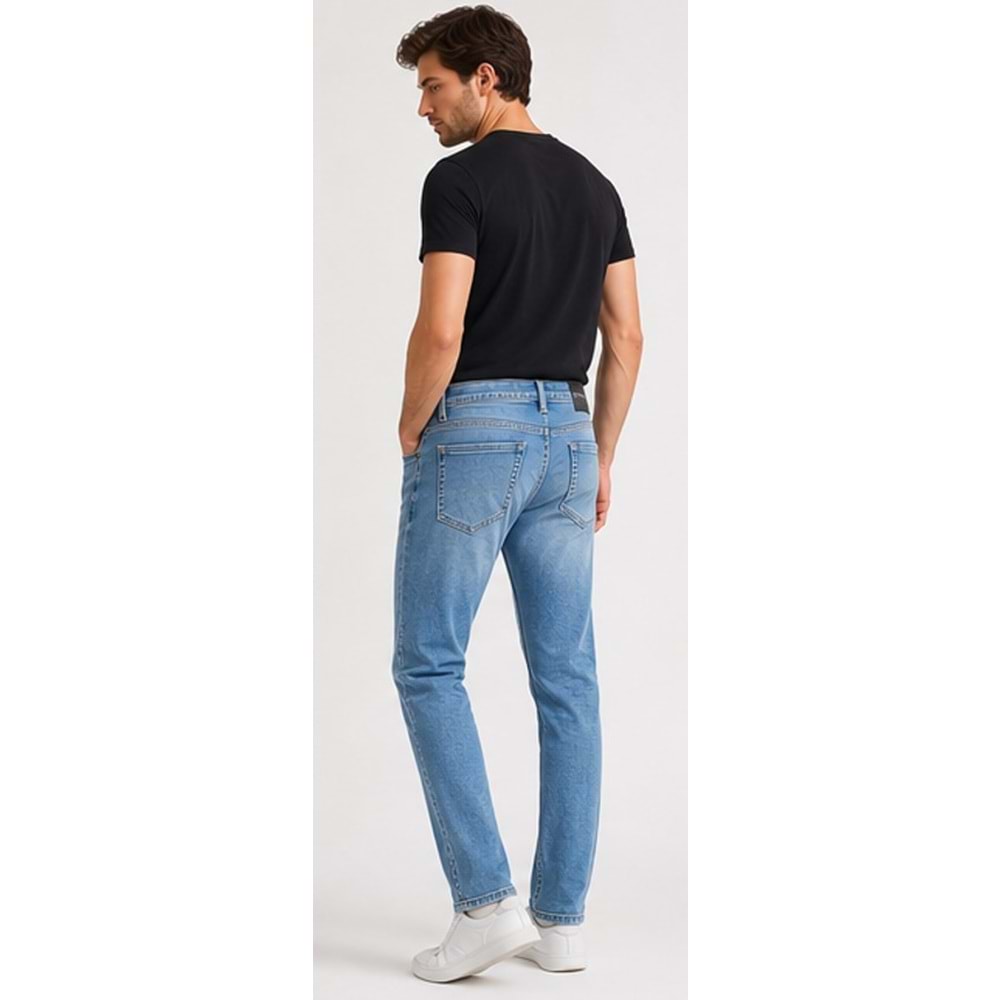 Mavi M00351A3240 Marcus Mid Blue Ultra Move Jean Pantolon Erkek Kot Pantolon