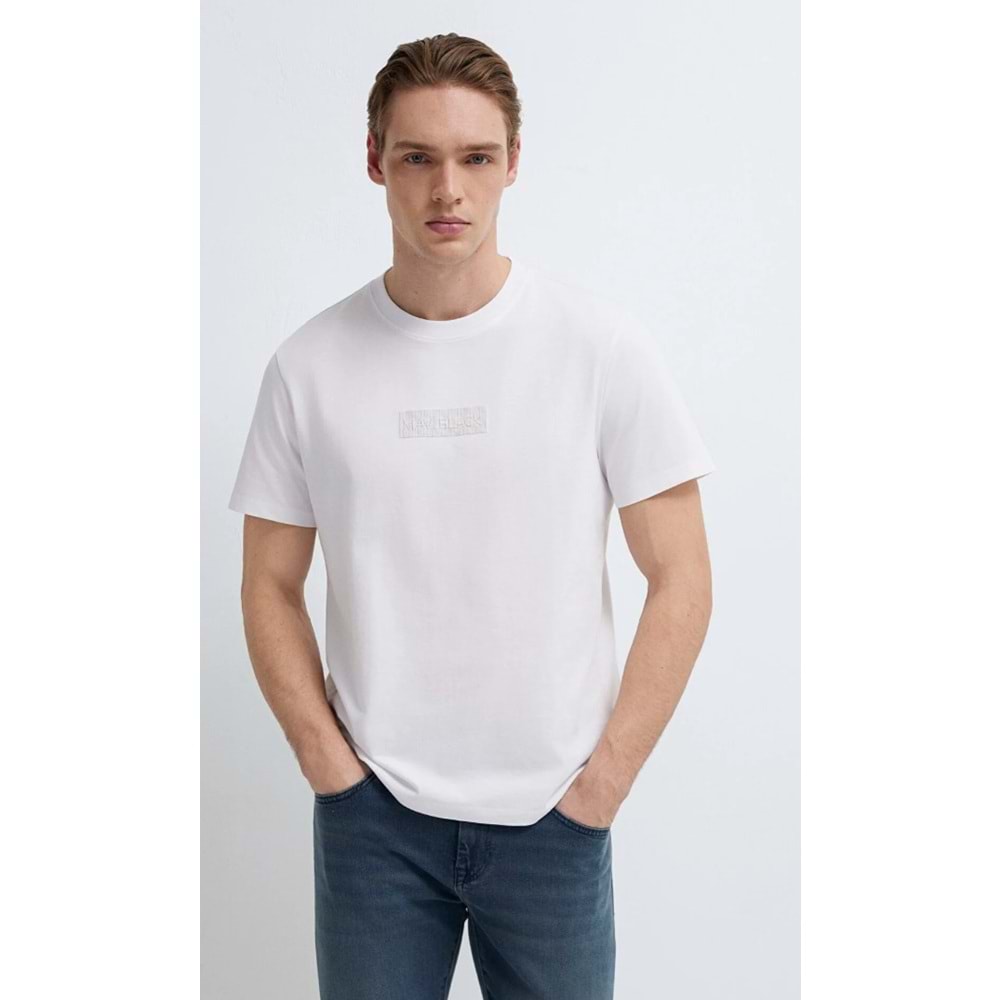 Mavi M0613270-620 Mavi Black Logo Baskılı Tişört Erkek T-Shirt