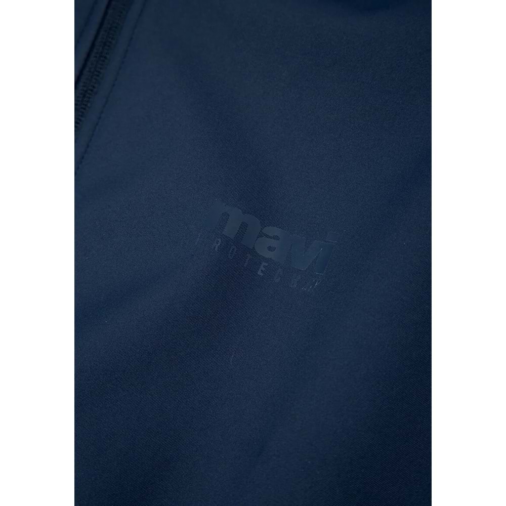 Mavi M0110851-70487 Mavi Su İtici Pro-Tech Water-Replent Kapüşonlu Erkek Mont