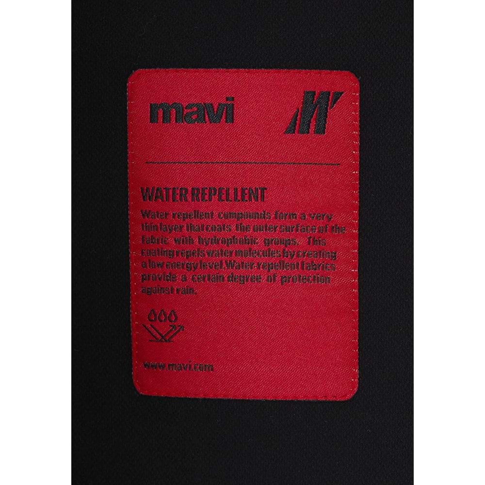 Mavi M0110894-71379 Mavi Su İtici Pro-Tech Water-Replent Kapüşonlu Erkek Mont