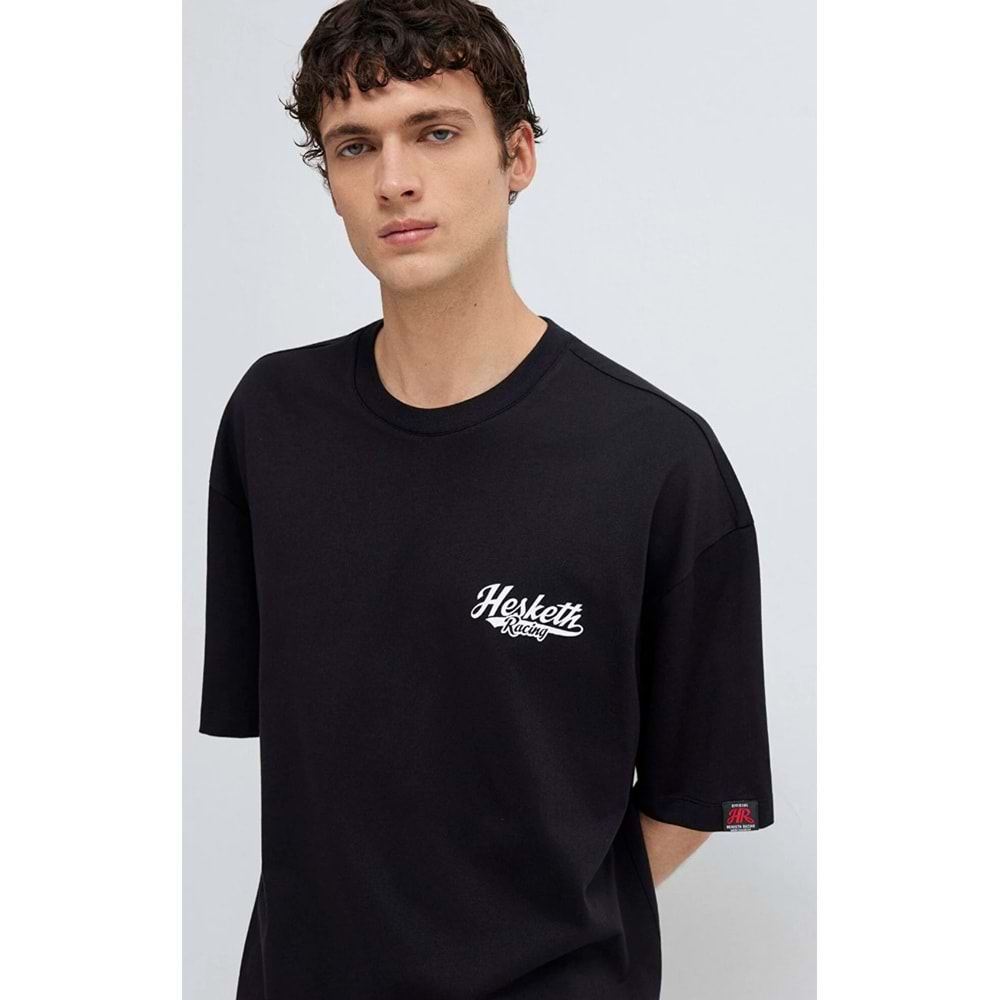 Mavi M0613354-900 Mavi Hasketti 24 Racing Baskılı Tişört Erkek T-Shirt