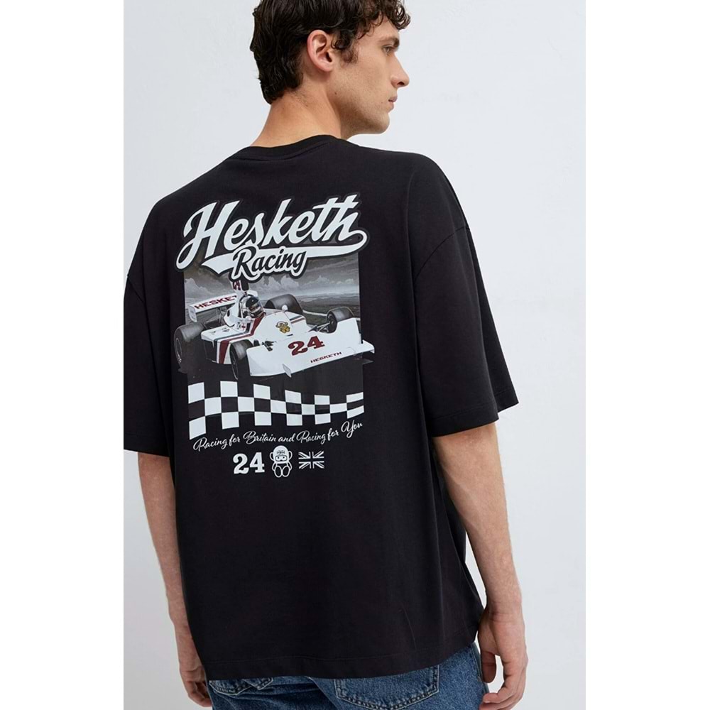 Mavi M0613354-900 Mavi Hasketti 24 Racing Baskılı Tişört Erkek T-Shirt