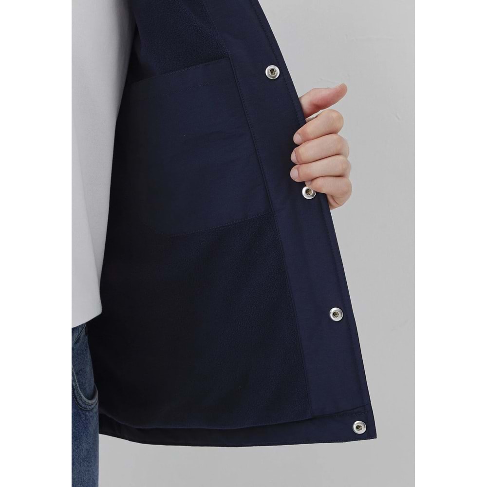 Mavi M0110875-82318 Mavi Jeans Nakışlı Erkek Mont