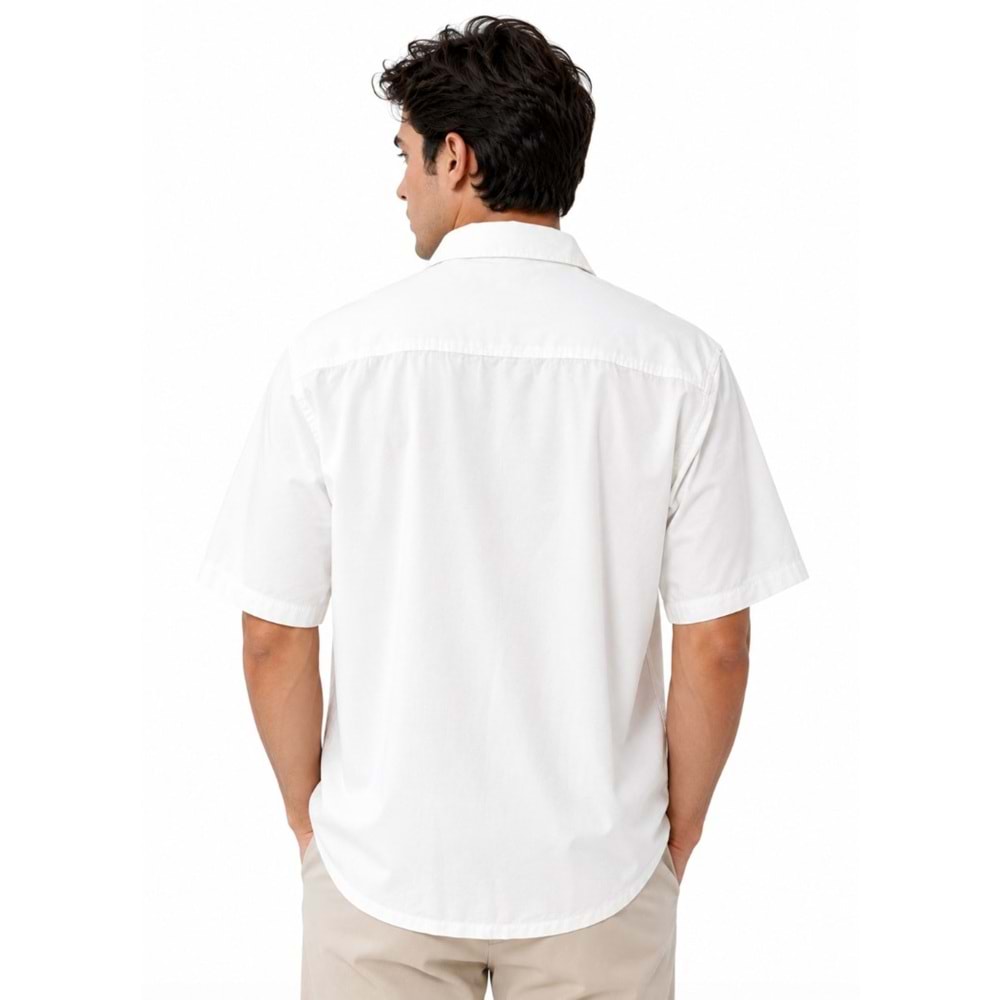Mavi M0211991-70057 Kısa Kol Gömlek Oversize Erkek Gömlek