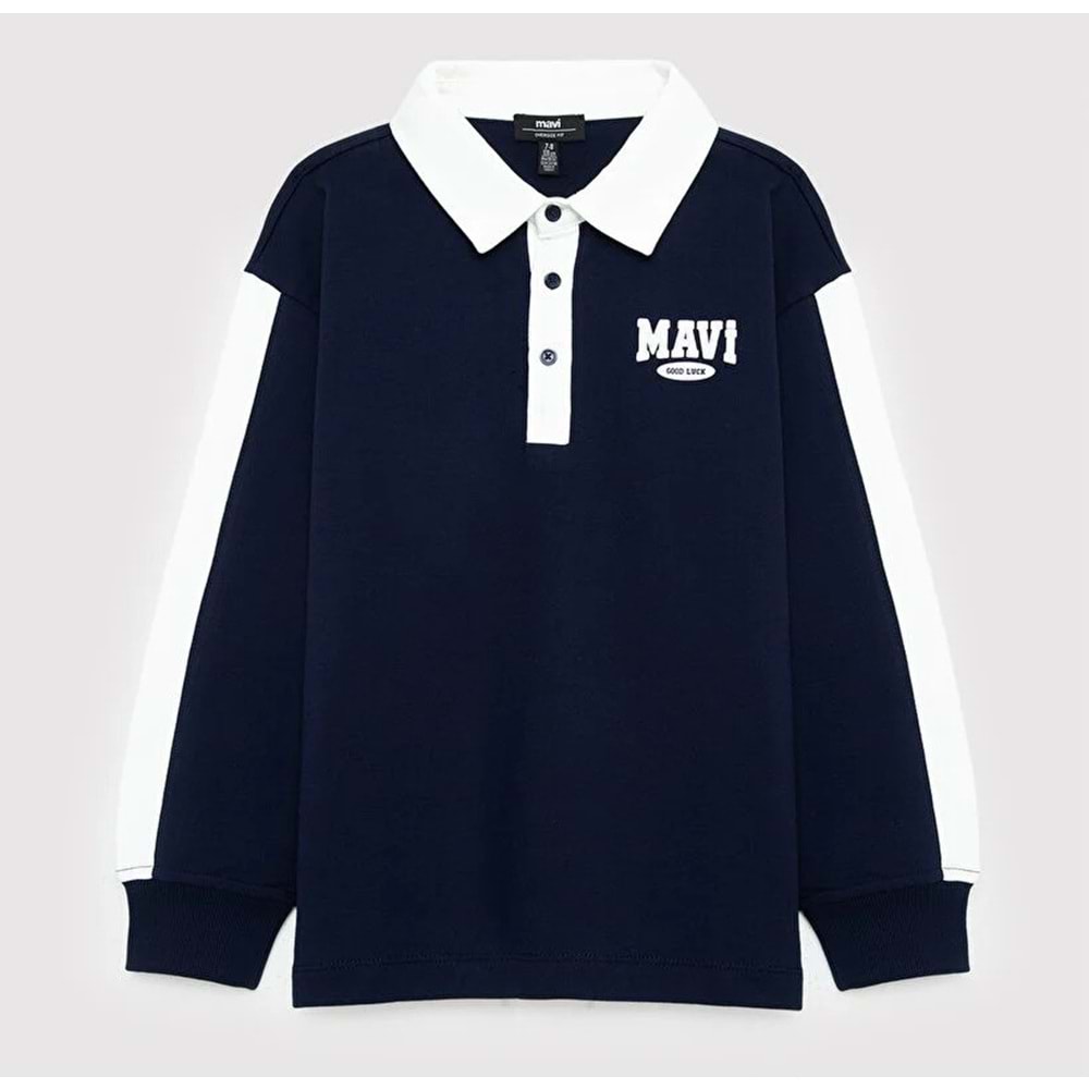 Mavi M6S10185-84371 Mavi Logo Baskılı Çocuk Sweatshirt