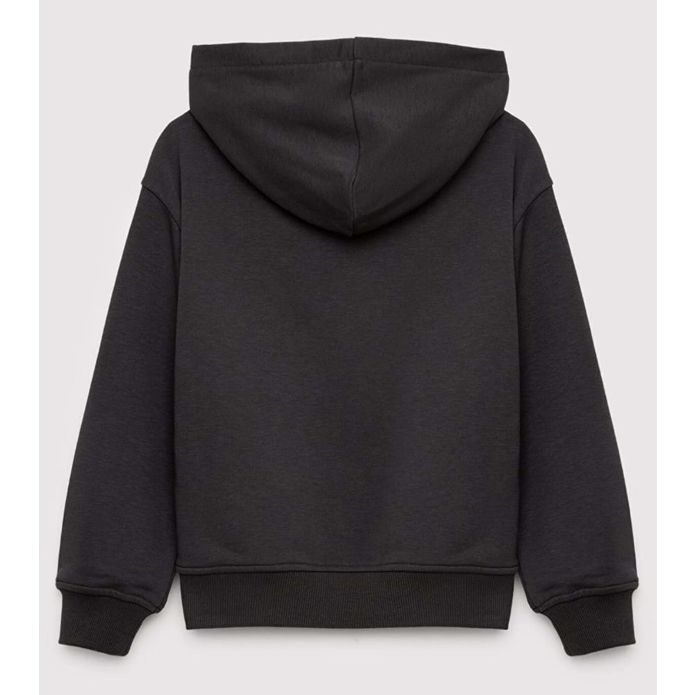 Mavi M7S10179-70087 Mavi Logo Baskılı Kapüşonlu Kız Çocuk Sweatshirt