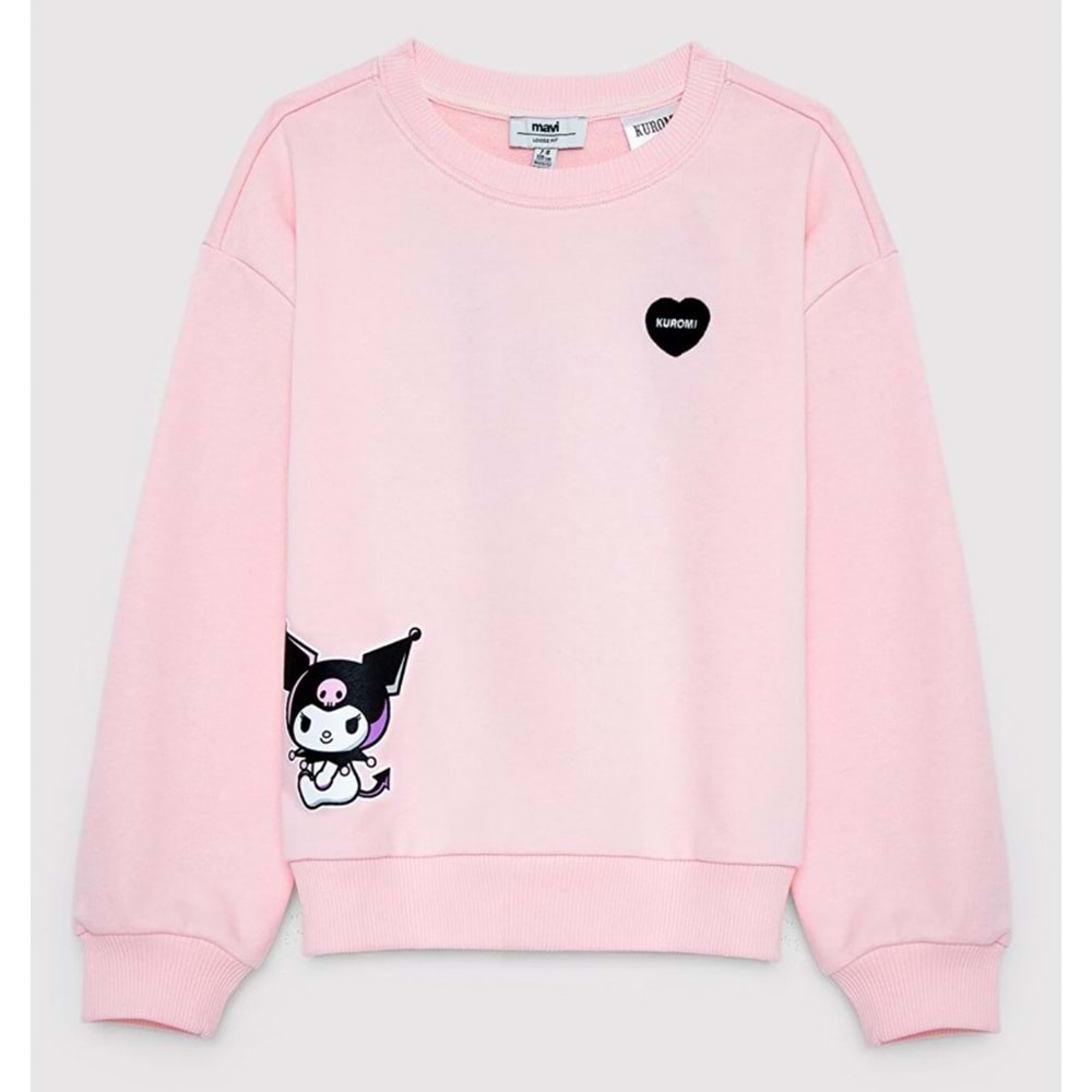 Mavi M7S10199-90773 Mavi Kuromi Baskılı Kız Çocuk Sweatshirt